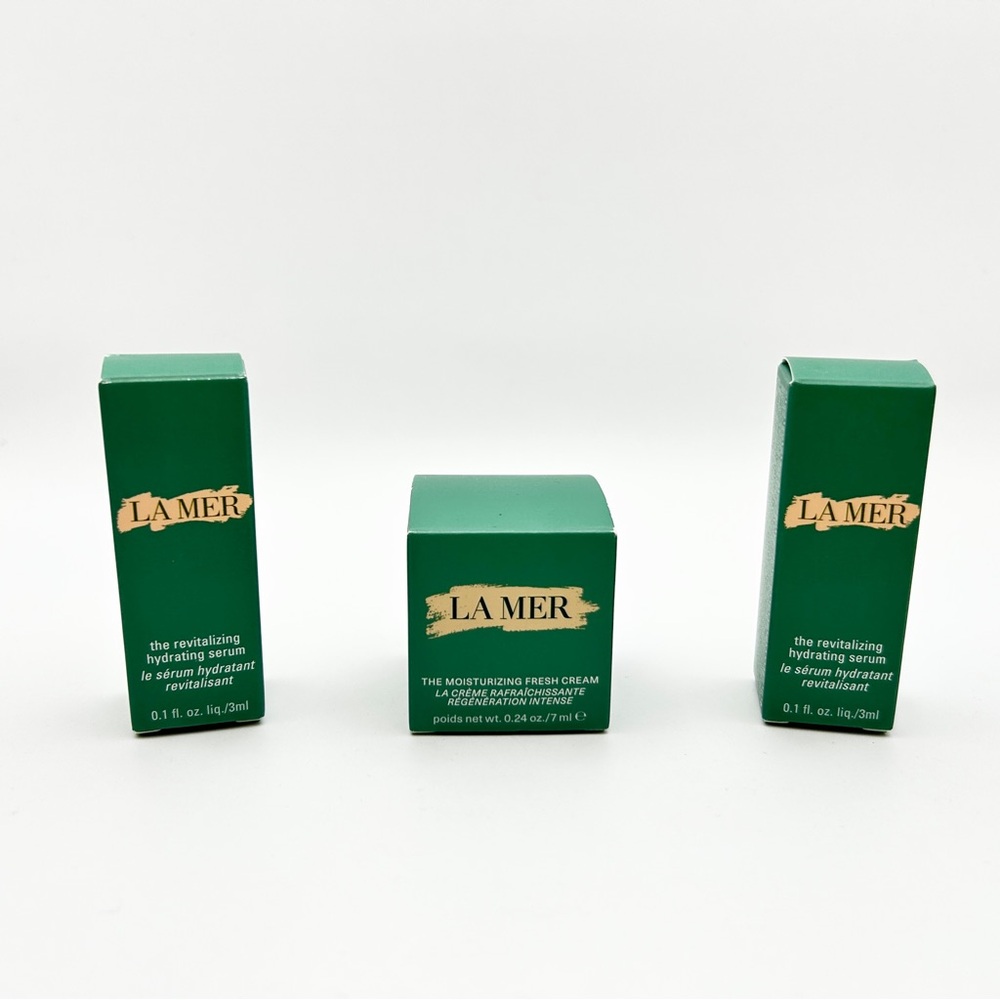 La Mer travel size cream & serum, New